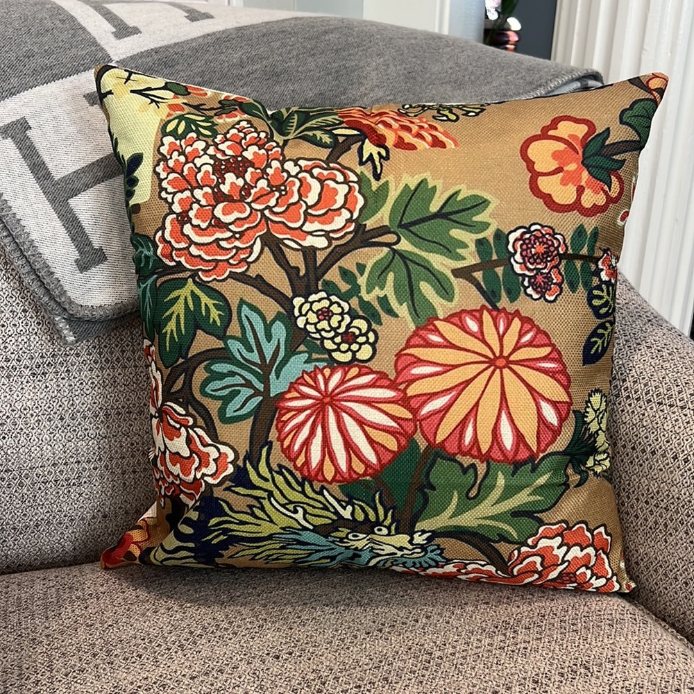 Chinoiserie Dragon 🐉 Pillow Covers
